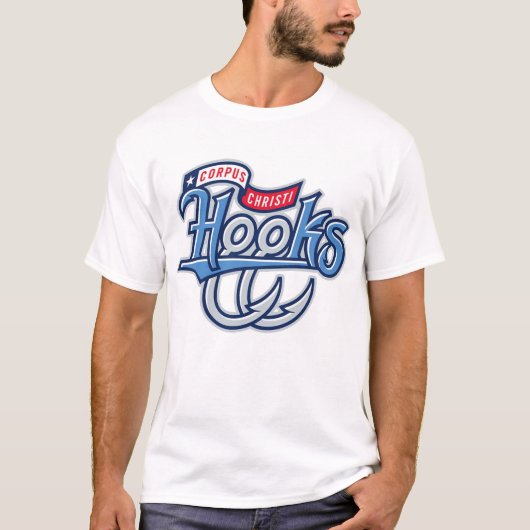  Corpus Christi Hooks Logo T-Shirt (Voorkant)