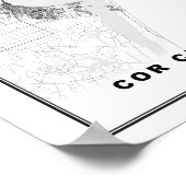 Corpus Christi Kaart Poster (Hoek)