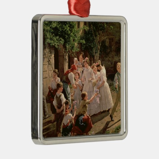 Corpus Christi Metalen Ornament (Rechts)