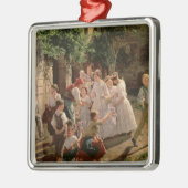 Corpus Christi Metalen Ornament (Links)