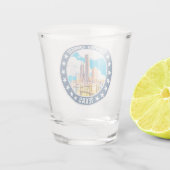 Corpus Christi Shot Glas (Achterkant)