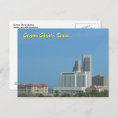 Corpus Christi Skyline Briefkaart (Voorkant / Achterkant)
