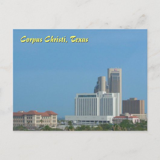 Corpus Christi Skyline Briefkaart (Voorkant)