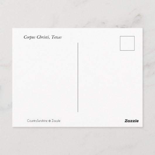 Corpus Christi - Standaard Briefkaart (Achterkant)