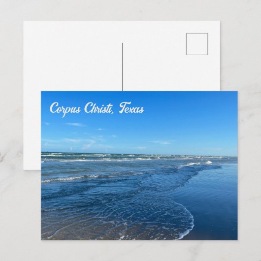 Corpus Christi Texas Beach Waves Briefkaart (Voorkant / Achterkant)