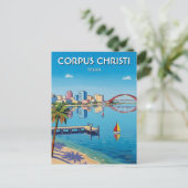Corpus Christi Texas Briefkaart (Staand voorkant)