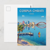 Corpus Christi Texas Briefkaart (Voorkant / Achterkant)