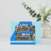 Corpus Christi Texas Grote letter Briefkaart (Staand voorkant)