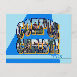 Corpus Christi Texas Grote letter Briefkaart