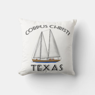 Corpus Christi Texas Sailing Kussen