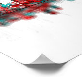 Corpus Christi Texas Skyline Poster (Hoek)