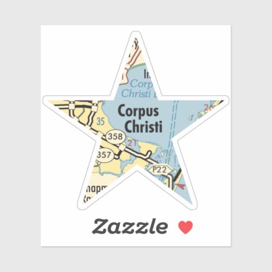 Corpus Christi Texas Sticker (Vel)