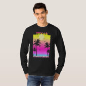Corpus Christi Texas Tx Summer Sunset T-shirt (Voorkant volledig)
