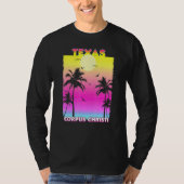 Corpus Christi Texas Tx Summer  Sunset T-shirt (Voorkant)