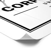 Corpus Christi Texas USA Travel City Map Poster (Hoek)