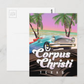Corpus Christi Texas vakantie poster Briefkaart (Voorkant / Achterkant)