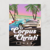 Corpus Christi Texas vakantie poster Briefkaart (Voorkant)