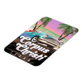 Corpus Christi Texas vakantieposter Magneet (Linkerzijde)