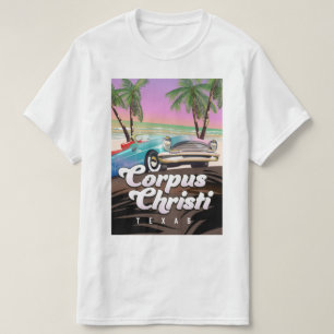 Corpus Christi Texas vakantieposter T-shirt