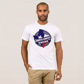 Corpus Christi Texas vlag barst shirt (Voorkant volledig)