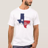 Corpus Christi, Texas Vlaggenkaart Mannen T-shirt (Voorkant)