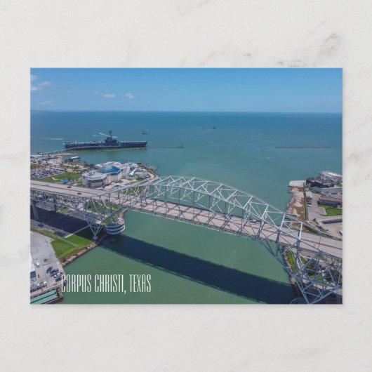 Corpus Christi USS Lexington State Aquarium Kaart (Voorkant)