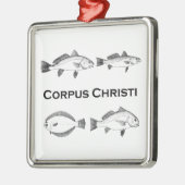 Corpus Christi Vist - Saltwater Fish Metalen Ornament (Links)