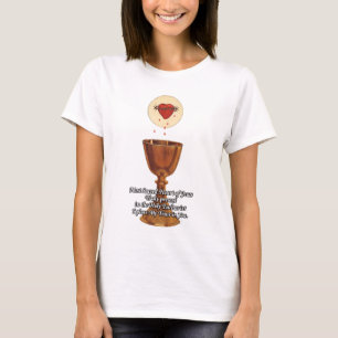 Corpus Christi zondag St. Thomas van Aquino kathol T-shirt