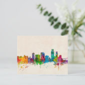 Corpus Christie Texas Skyline Briefkaart (Staand voorkant)