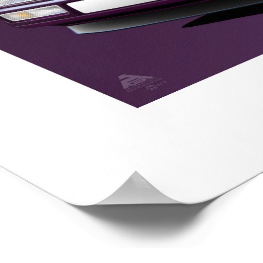 Corrado VR6 Coupe Poster Illustratie (Hoek)