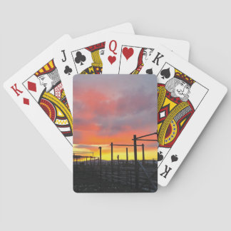 Corral at Sunset Playing Cards Pokerkaarten