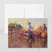 Corral Dust van Maynard Dixon Briefkaart (Voorkant / Achterkant)