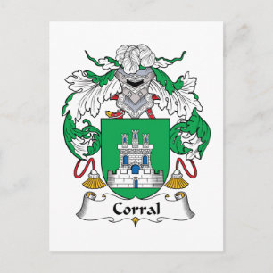 Corral Family Crest Briefkaart
