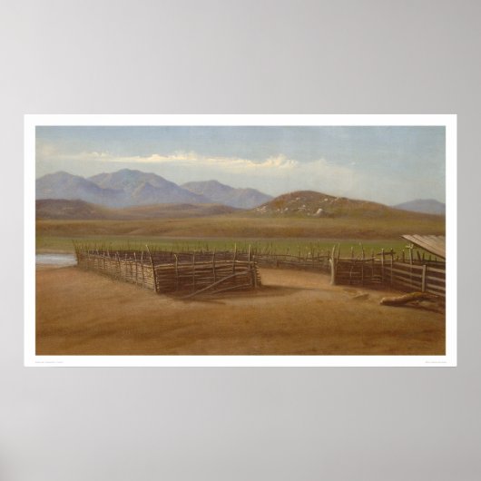 Corral, Rancho Santa Margarita (1162) Poster (Voorkant)