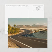 Corralejo Desert Road Briefkaart (Voorkant / Achterkant)