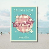 Corralejo Spanje vakantie retro Briefkaart