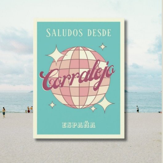 Corralejo Spanje vakantie retro Briefkaart