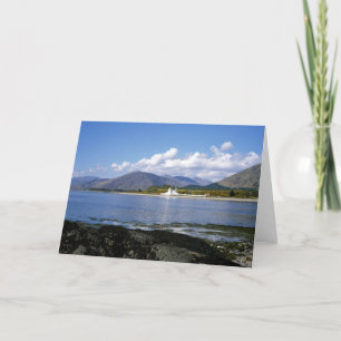 Corran Lighthouse Loch Linnhe Scotland Bedankkaart