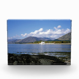 Corran Lighthouse Loch Linnhe Scotland Fotoblokken