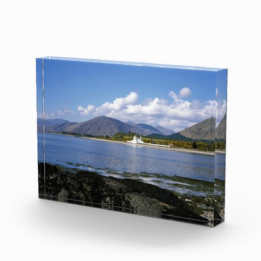 Corran Lighthouse Loch Linnhe Scotland Fotoblokken (Rechts)