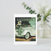 Corre-La Licorne -  reclame Briefkaart (Staand voorkant)