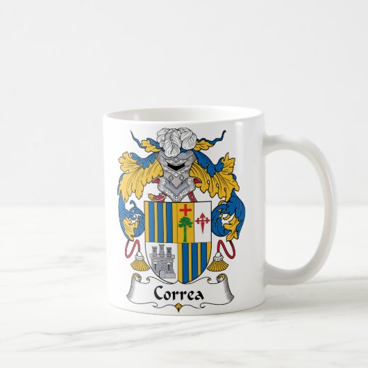 Correa Family Crest Koffiemok (Rechts)