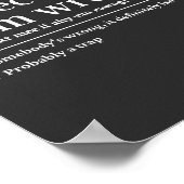 Correct me als ik het mis heb poster (Hoek)