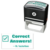 "Correcte antwoorden!" Feedback Rubberstempel Zelfinktende Stempel (In situ)