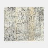 Correcte kaart van Dakota Fleece Deken (Voorkant (Horizontaal))