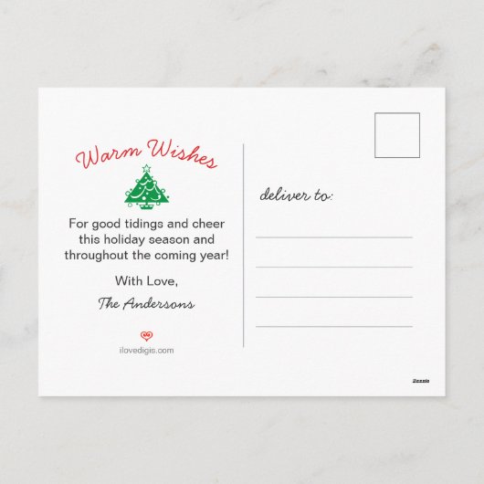 Correcte Thin Grey Line American Flag Photo Feestdagenkaart (Achterkant)