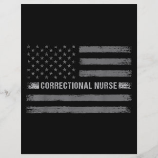 Correcte verpleegkundige Amerikaanse vlag gezondh Briefhoofd