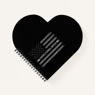 Correcte verpleegkundige Amerikaanse vlag gezondh Notitieboek