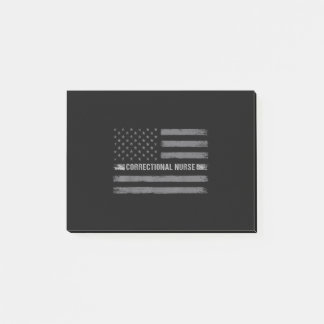 Correcte verpleegkundige Amerikaanse vlag gezondh Post-it® Notes