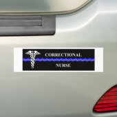Correcte verpleegkundige bumpersticker (Op auto)